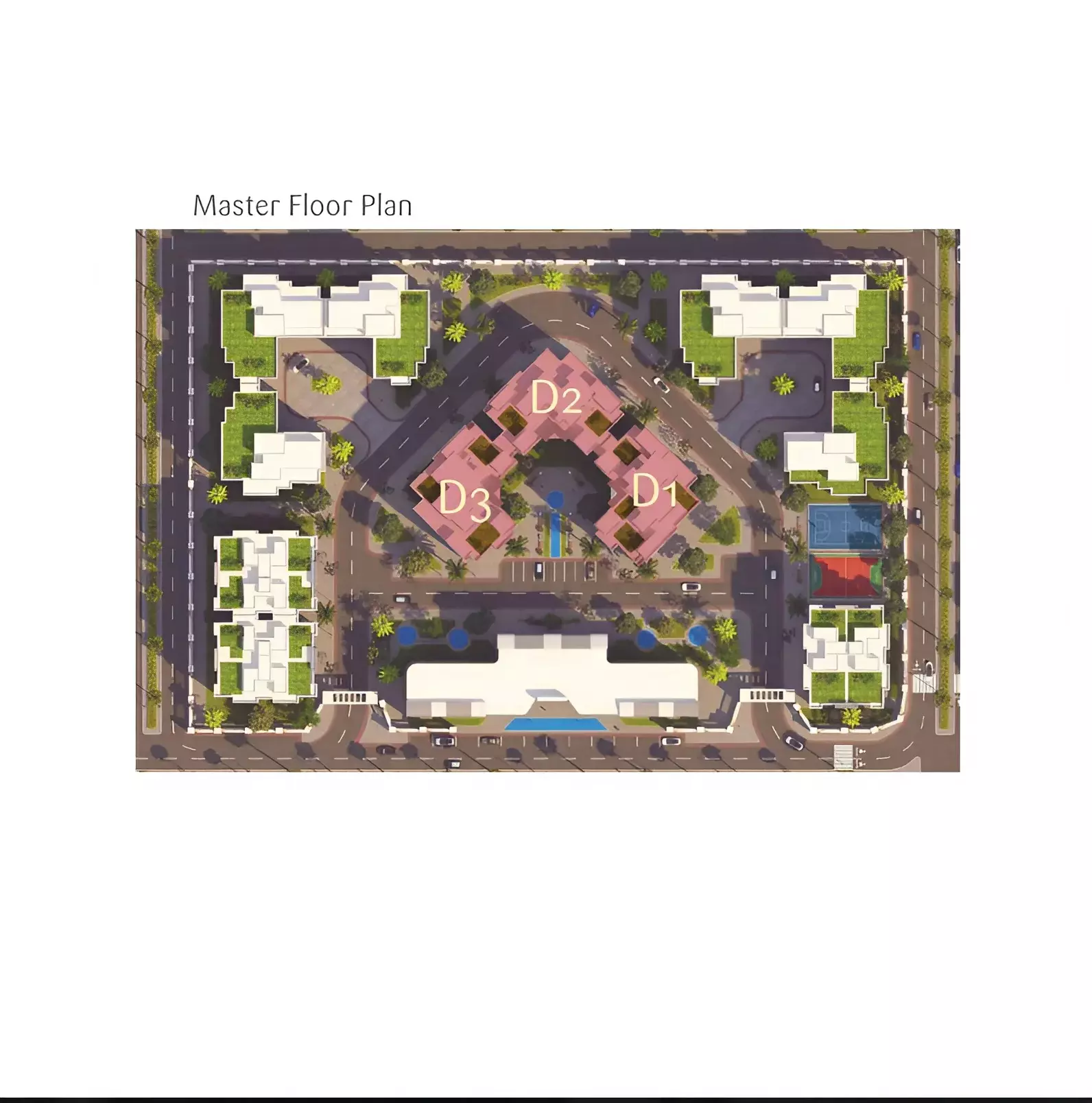 كمبوند ريفالي التجمع الخامس master plan