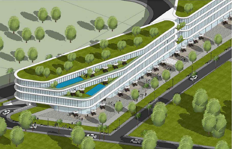 المدرجات master plan