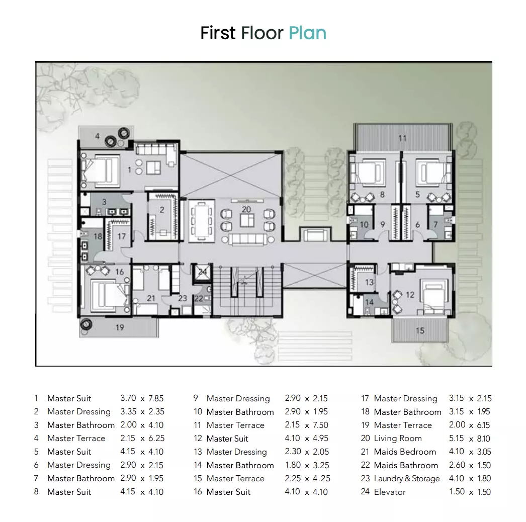 Villa · 6 Bedrooms · 910 m² in كمبوند ذا واتر مارك التجمع الخامس 2026 The Water Marq New Cairo