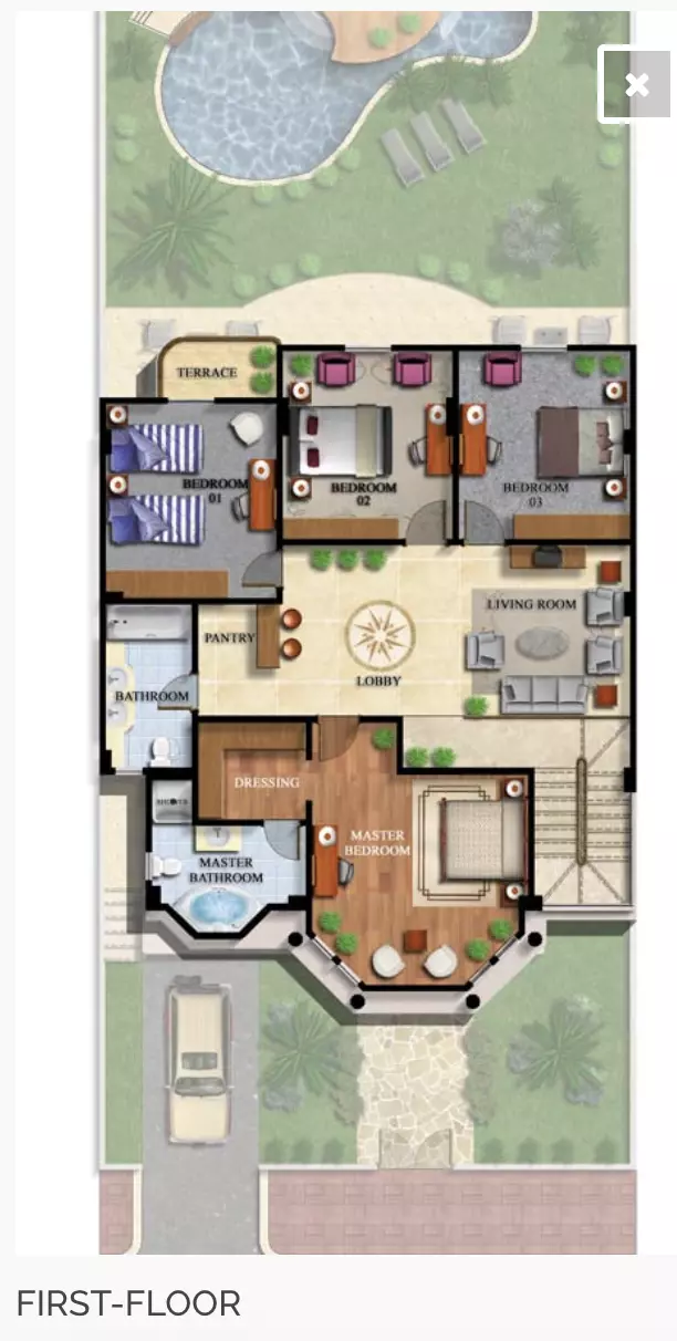تاون هاوس · 4 غرف · 280 م² في Katameya Gardens New Cairo by NEST Developments 2