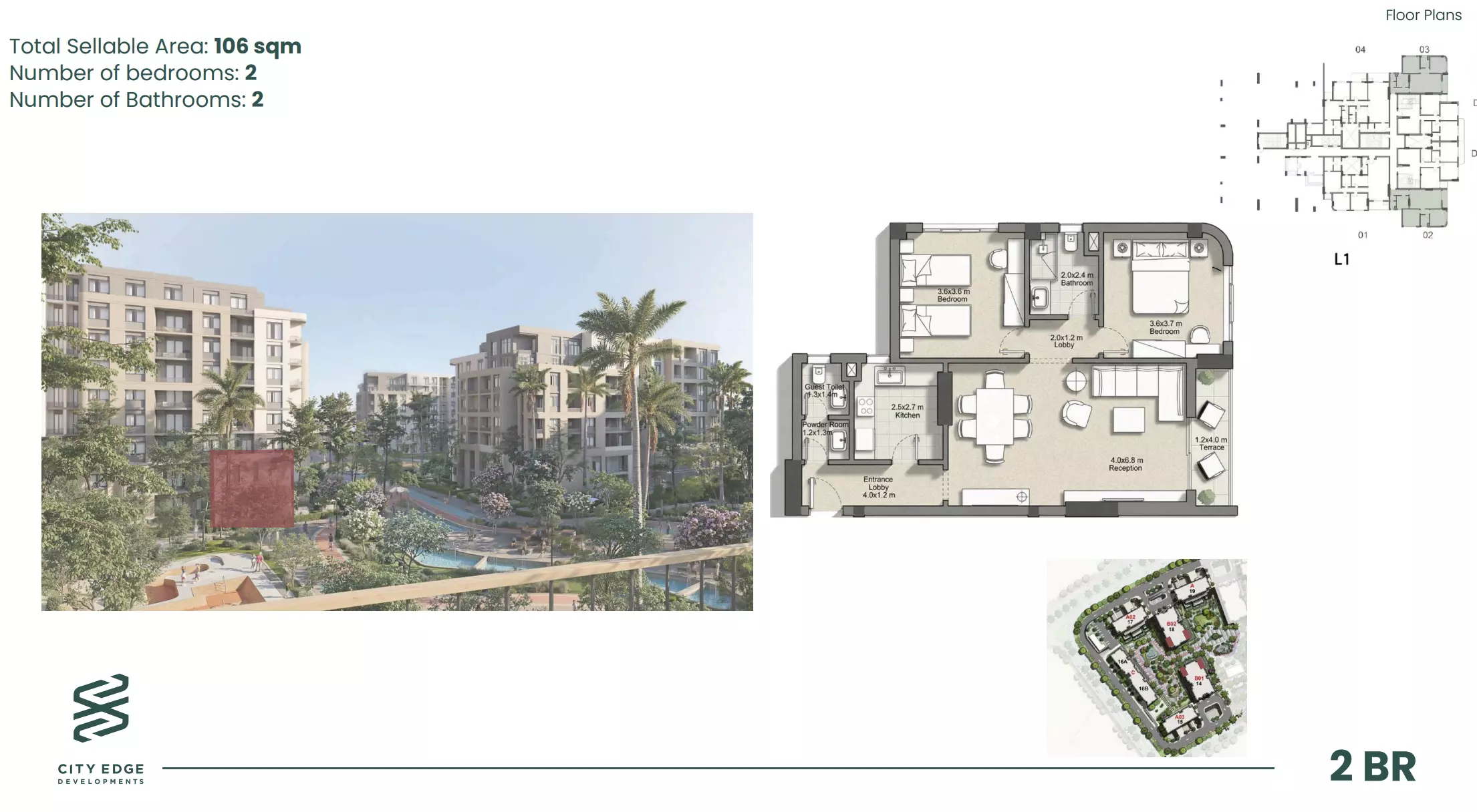 Apartment · 2 Bedrooms · 97–147 m² in كمبوند لاش فالي التجمع الخامس 2026 Compound Lush Valley New Cairo 2
