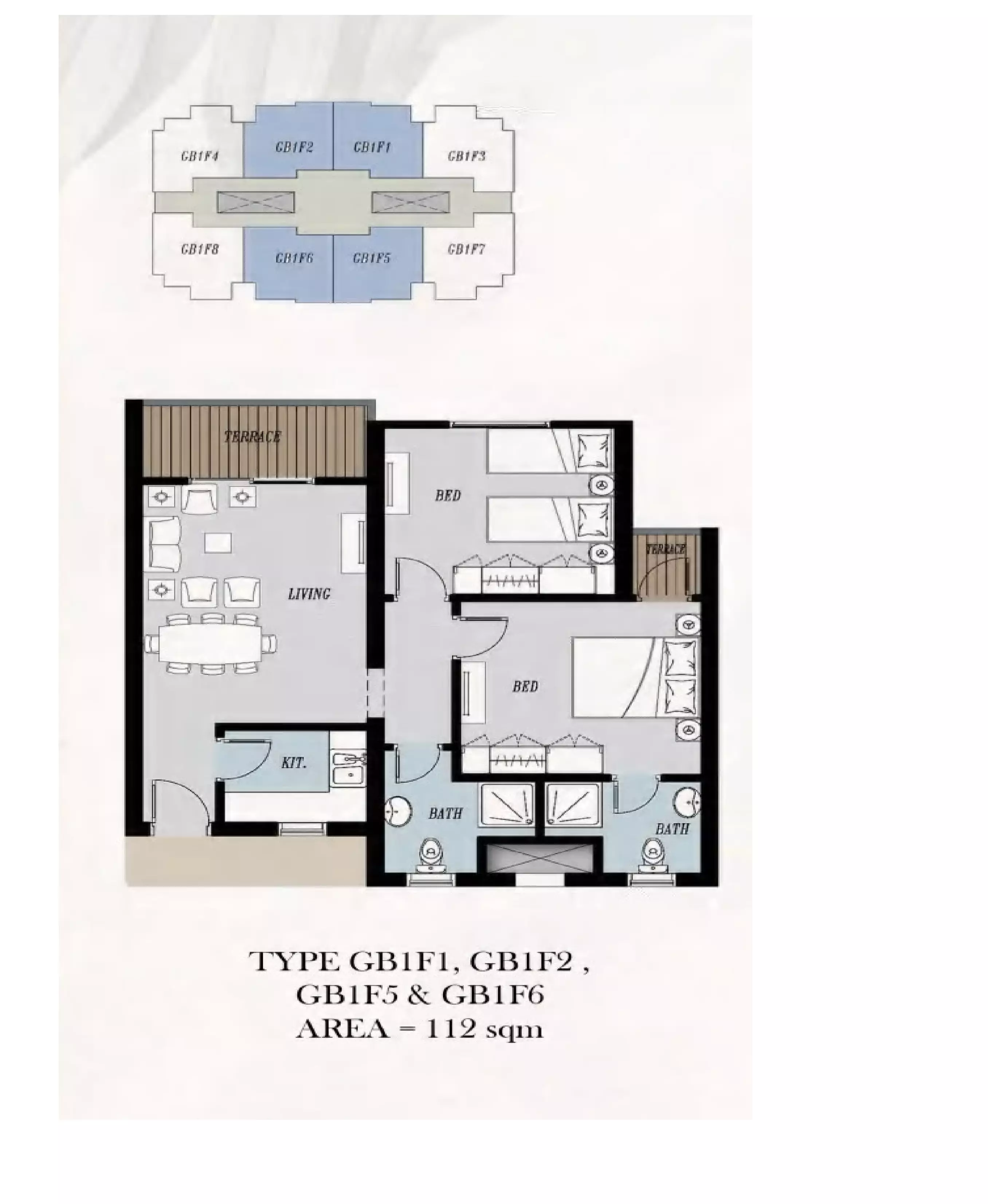 Apartment · 2 Bedrooms · 95–130 m² in Vidala Galala Ain Sokhna 3