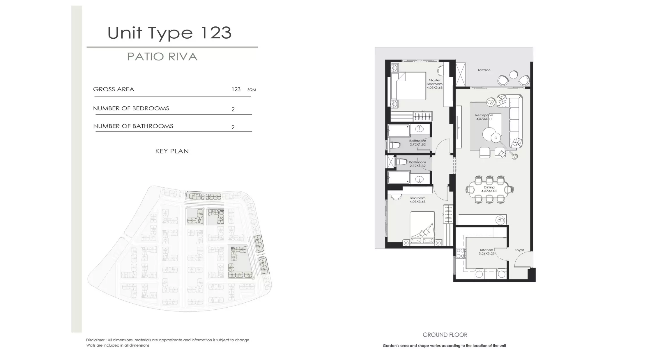 شقة · غرفتين · 112–137 م² في El Patio Riva Compound by La Vista 4