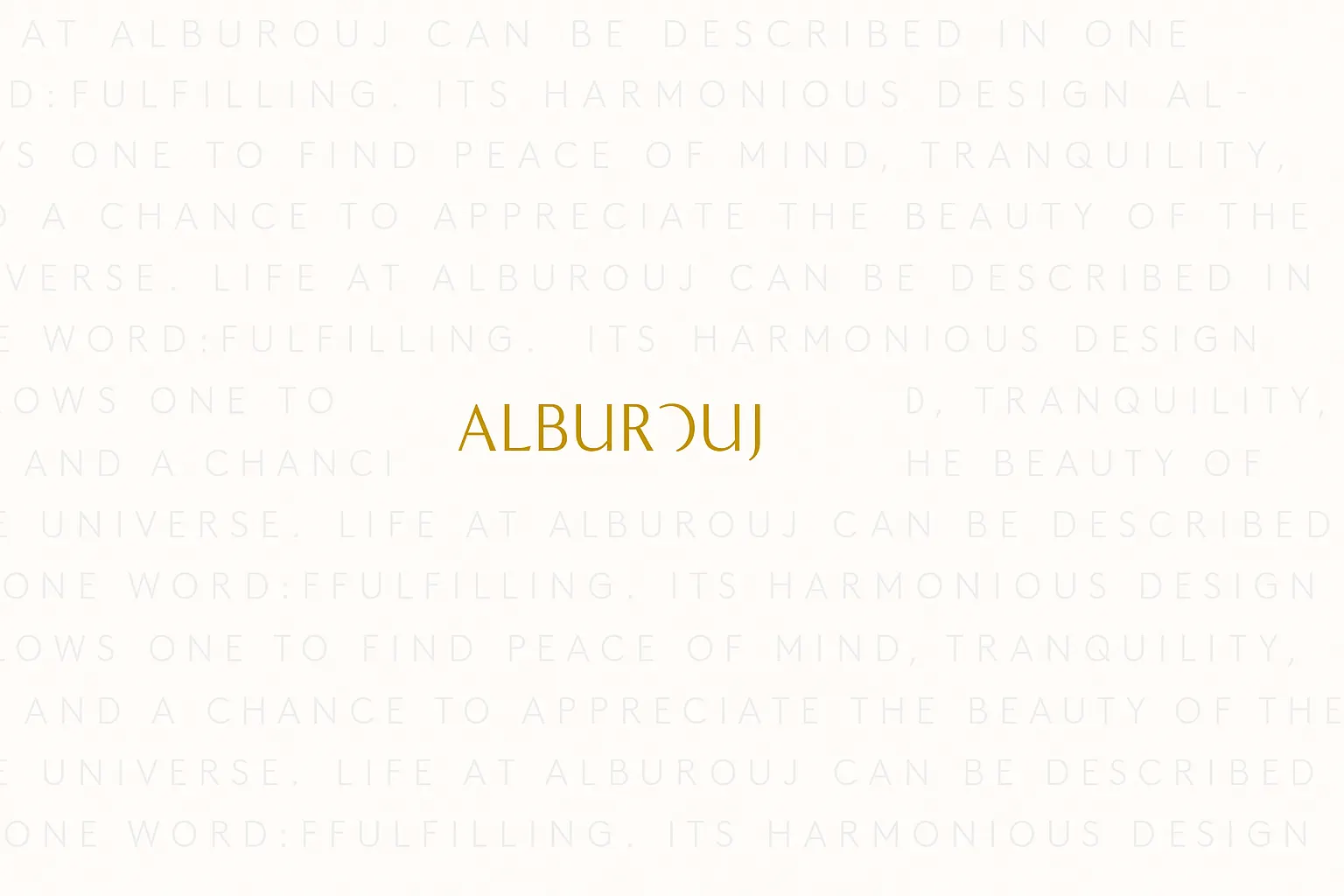 Park Villas - Al Burouj