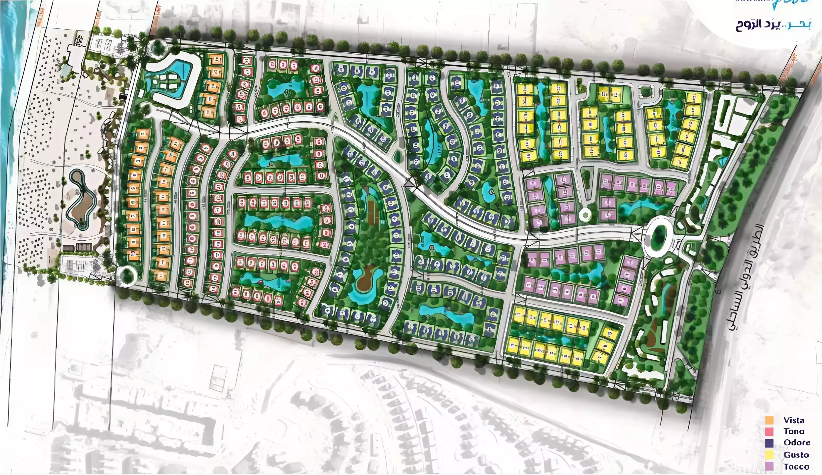 Mareilia Beach 5 master plan