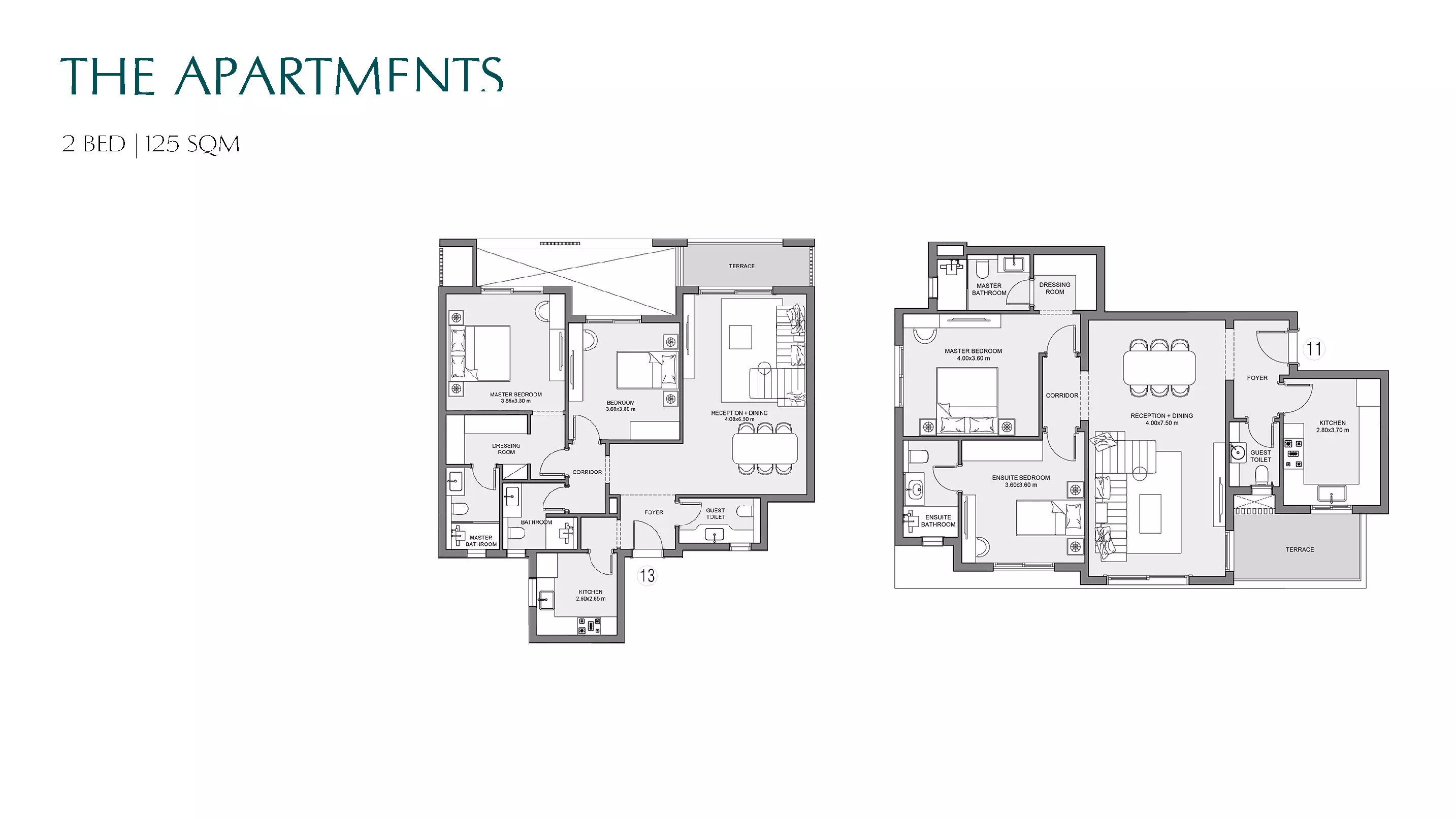 Apartment · 2 Bedrooms · 70–164 m² in East Vale 2