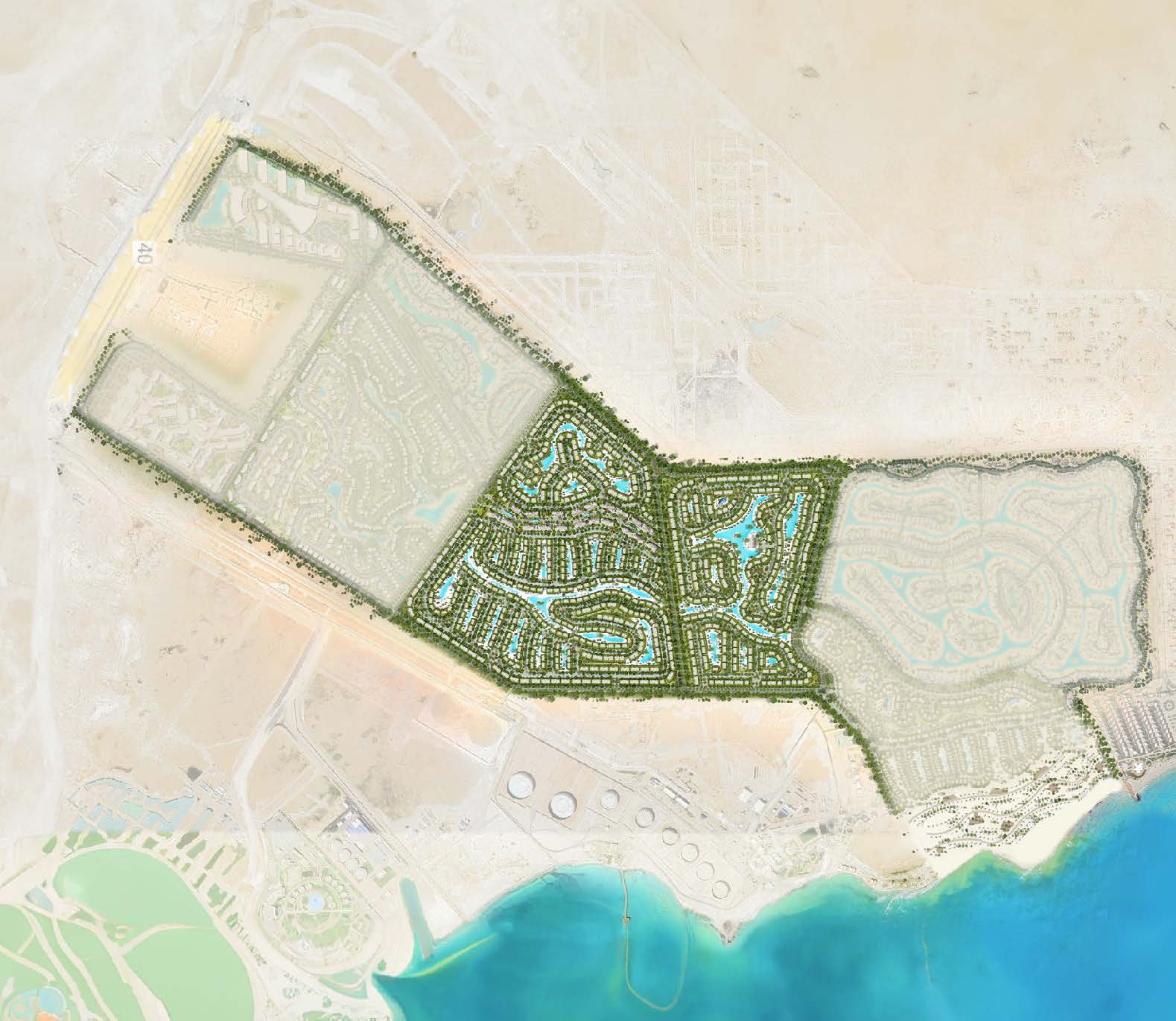 ذا غريك بلاج master plan