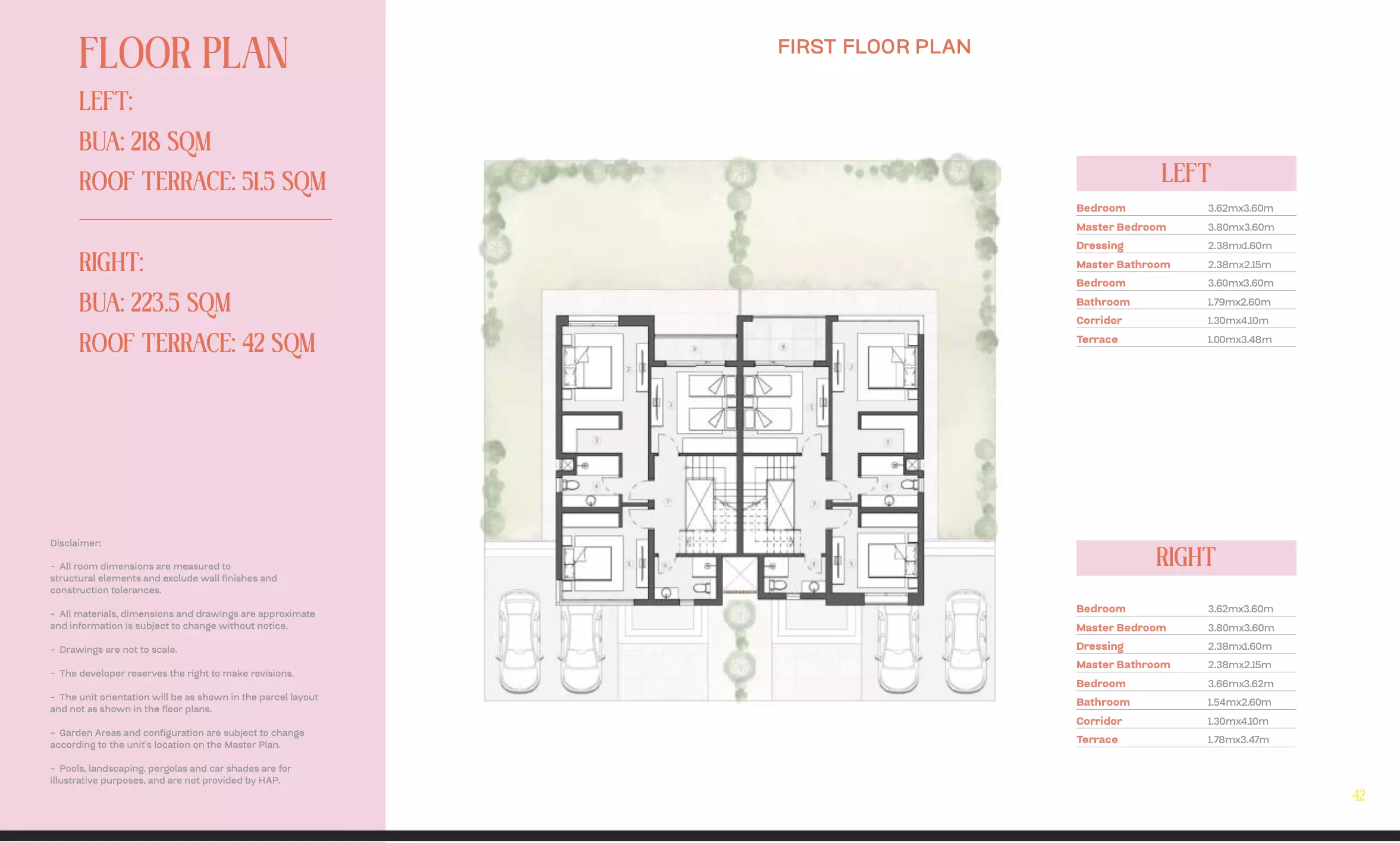 Townhouse · 3 Bedrooms · 200–218 m² in The Valleys Compound 2