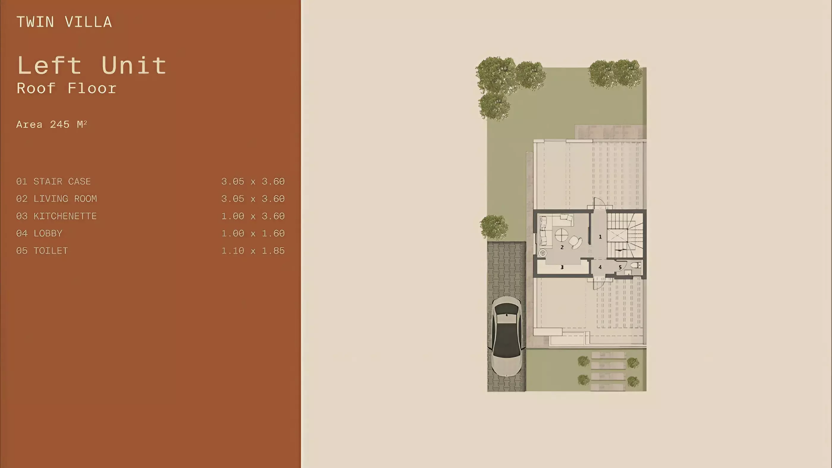 تاون هاوس · 3 غرف · 195–245 م² في Q Hills 4