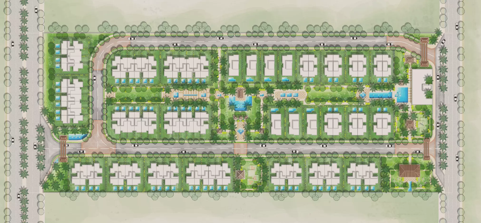 مجمع جاين الشيخ زايد master plan