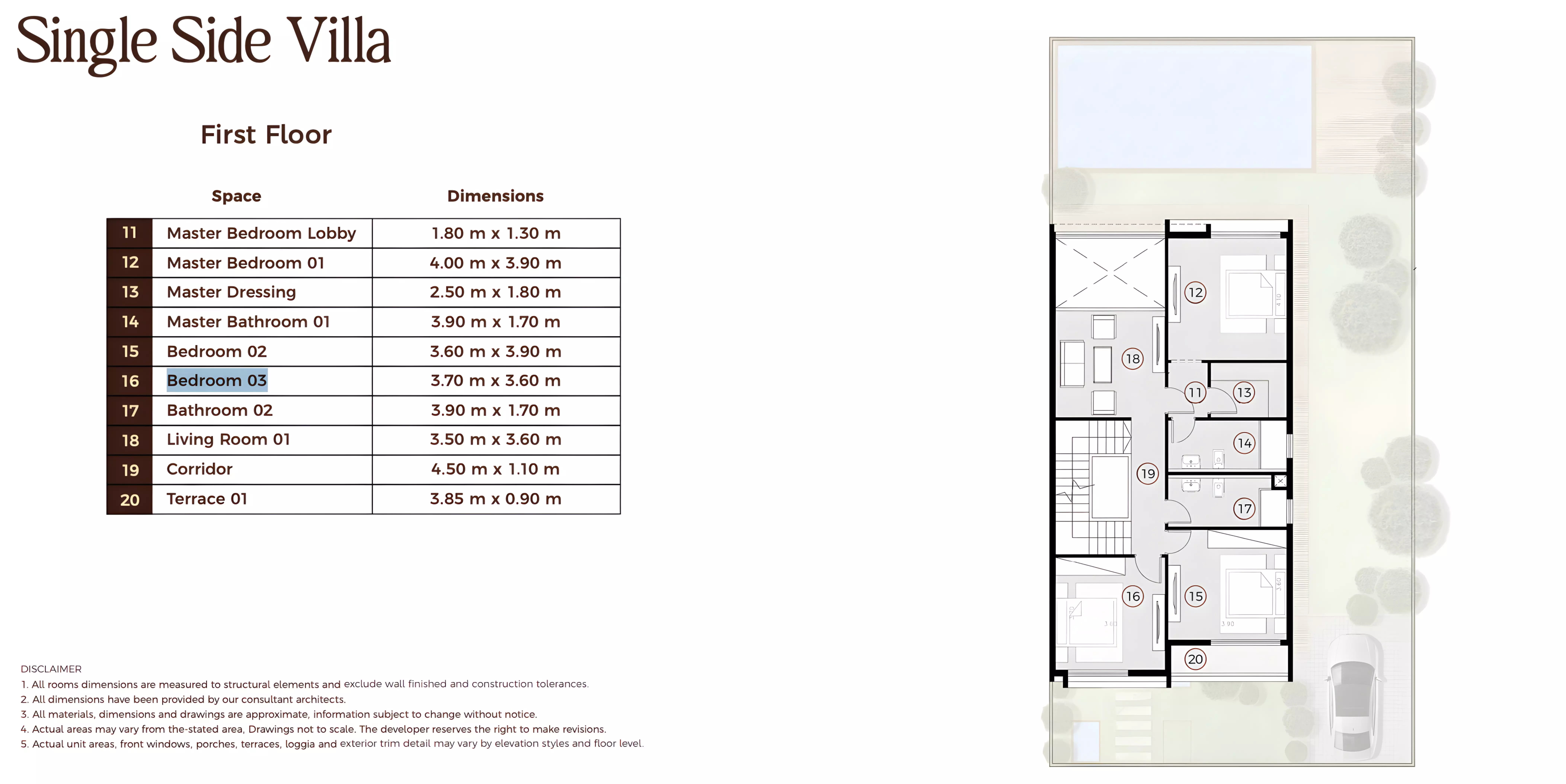 فيلا · 3 غرف · 340 م² في Lin Wood compound New Cairo by ERG Developments 2