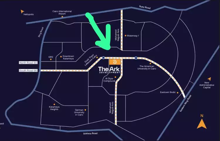 Mall The Ark New Cairo master plan