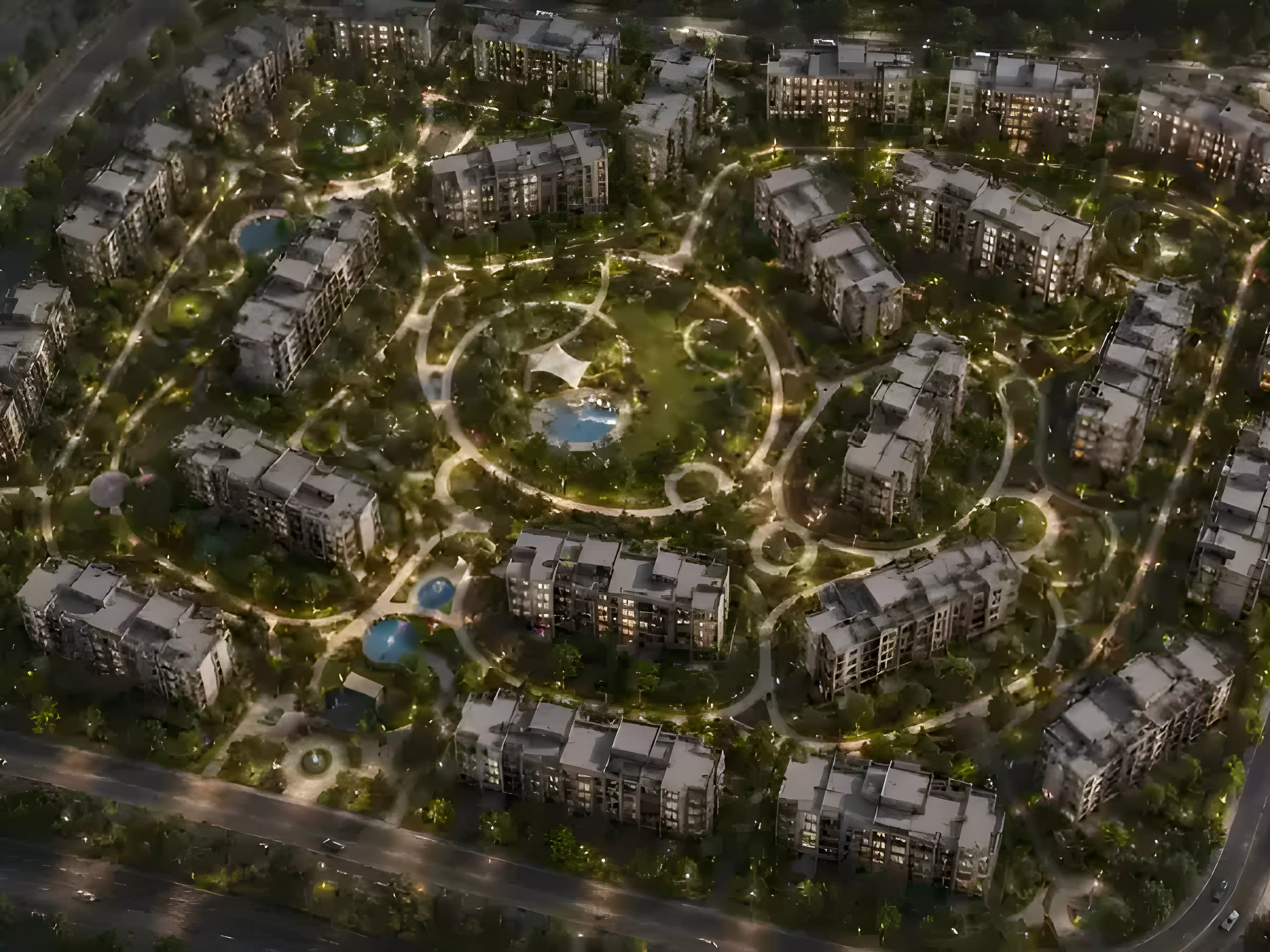 بارك سايت العاصمة الجديدة master plan