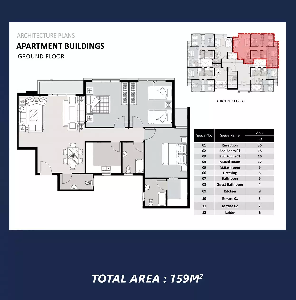 شقة · 3 غرف · 124–169 م² في Lora Eastfield 4