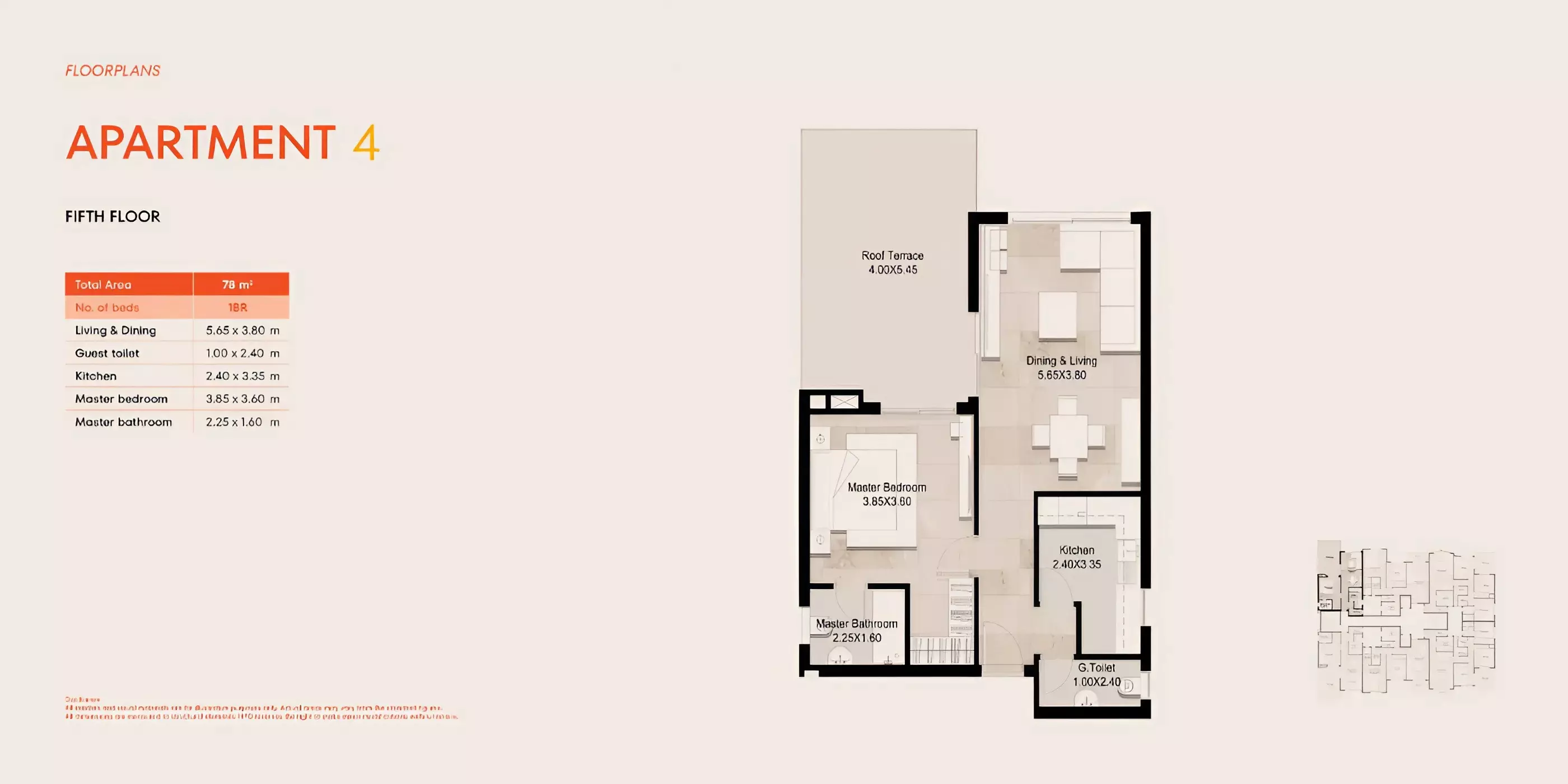 Apartment · 1 Bedroom · 78–87 m² in Parkway Residence - Hyde Park 3
