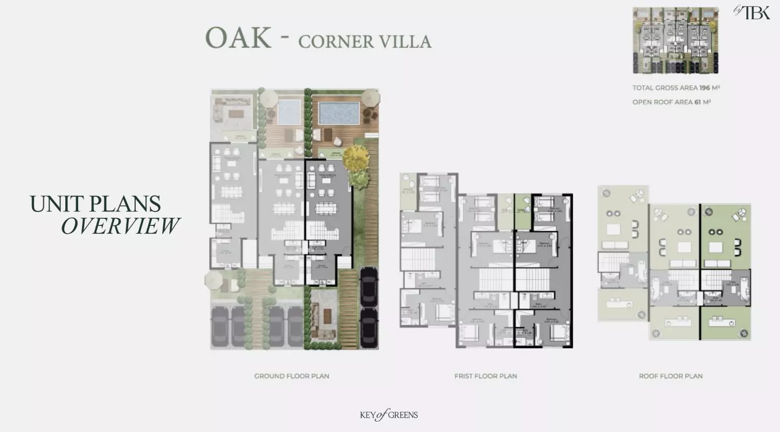 Villa · 3 Bedrooms · 196–238 m² in Key of Greens Compound New Zayed by TBK Developments 4