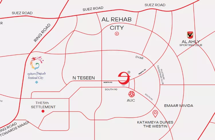 Mall At Nine New Cairo master plan
