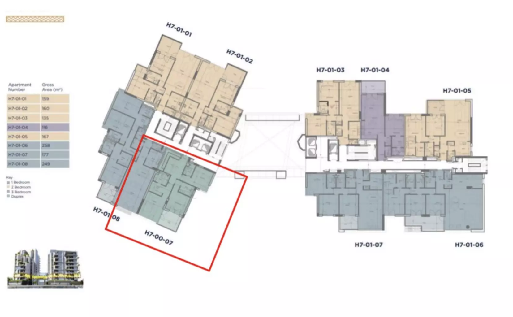 Apartment · 3 Bedrooms · 177–244 m² in Canal Walk Island 2