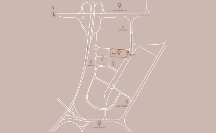 كمبوند التجمع الخامس master plan