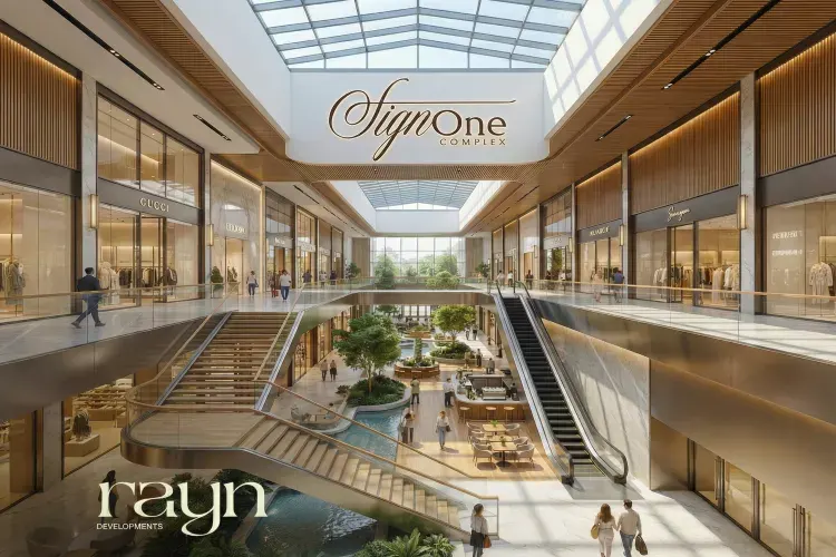 Mall Sign One New Capital master plan