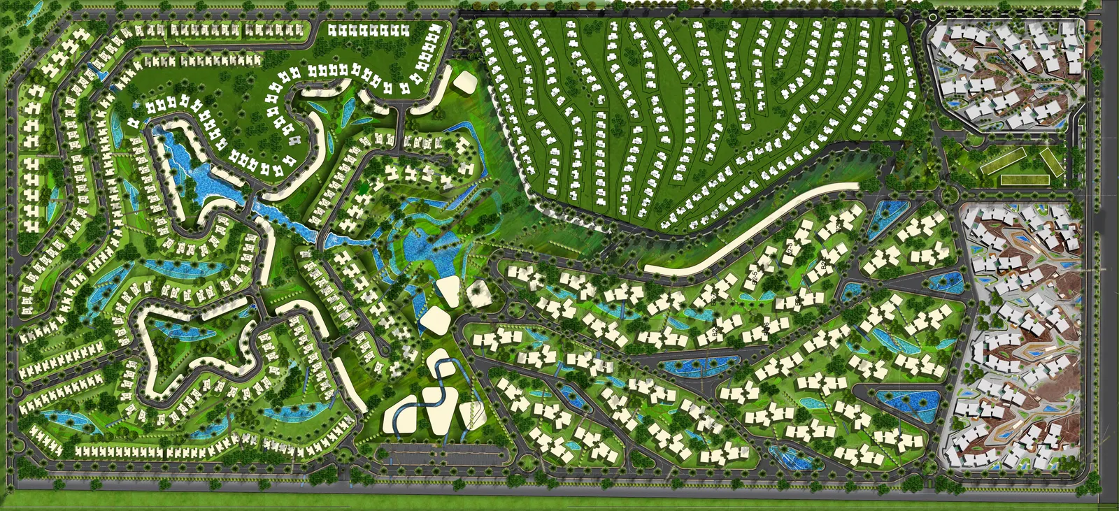 منطقة الأعمال رافتس master plan