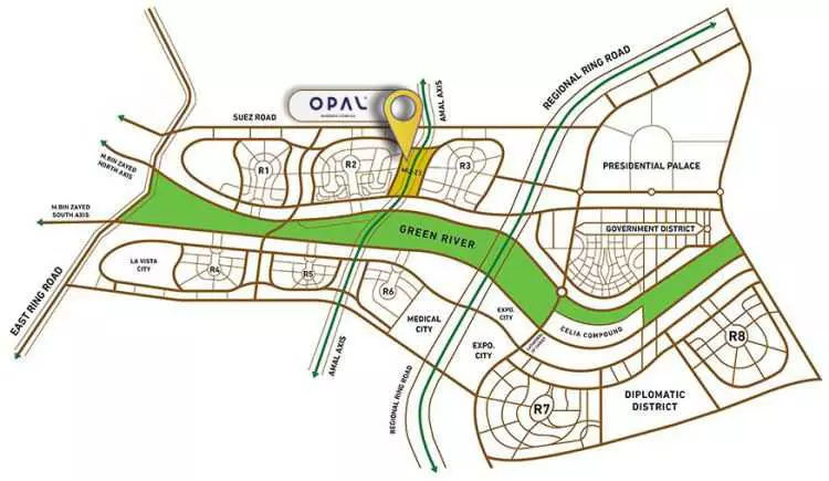 Opal Mall New Capital master plan