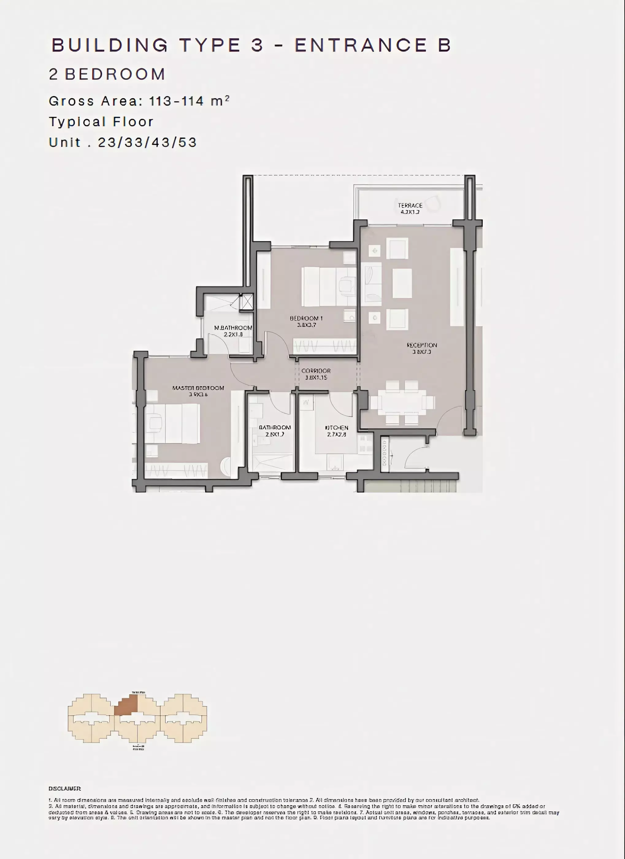 شقة · غرفة · 82–114 م² في Club Hills Residence 3