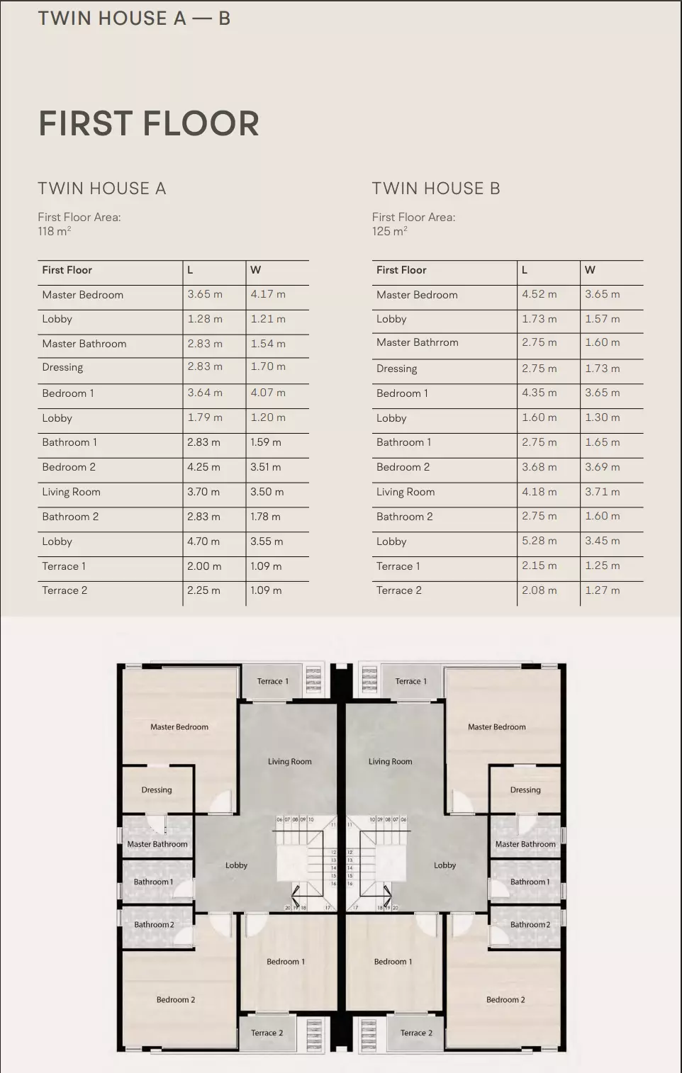 تاون هاوس · 3 غرف · 229–288 م² في Levels New Zayed 4