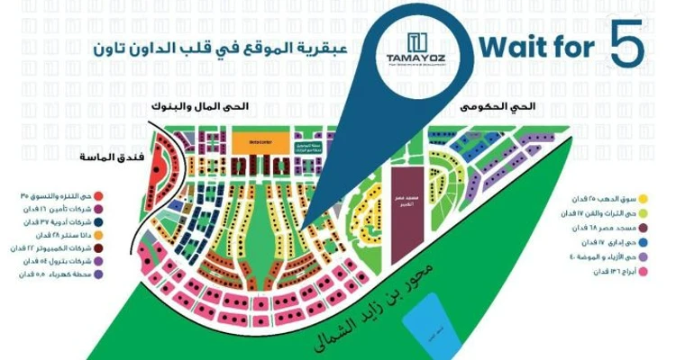 5 Mall 5 Business Hub New Capital master plan