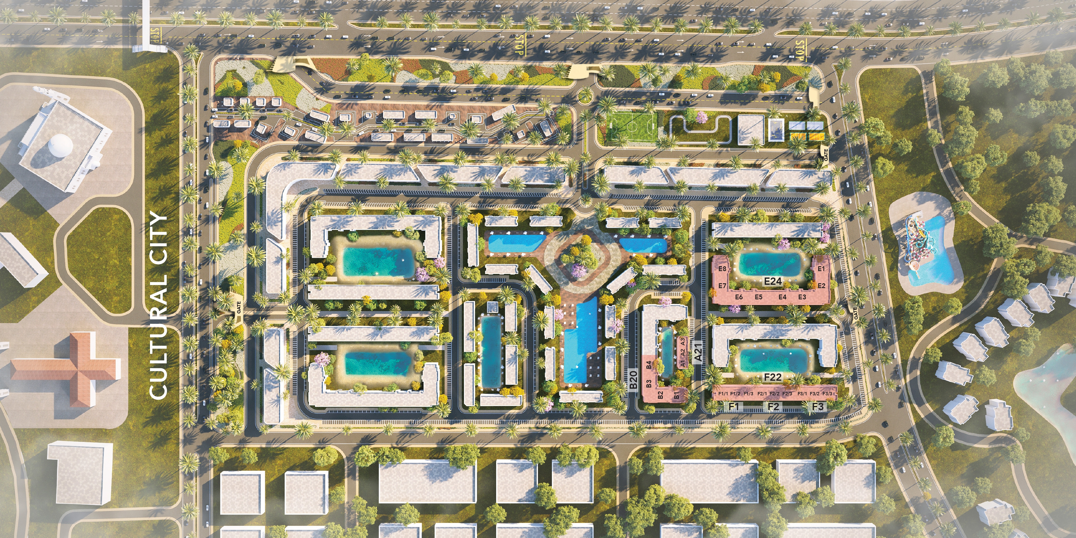 لاجون العلمين master plan
