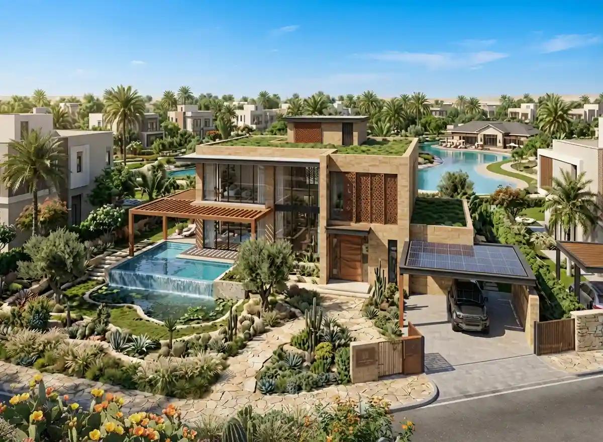 The Que Gardens compound obour city by Murtaqa Developments 2