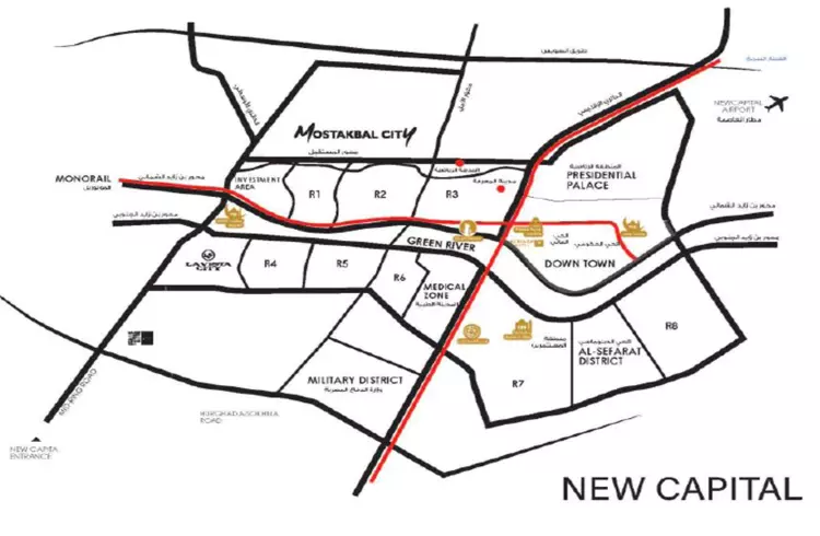 Mall Capital Crown New Capital master plan