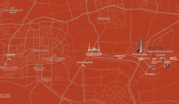 مول سيكتور العاصمة الإدارية master plan