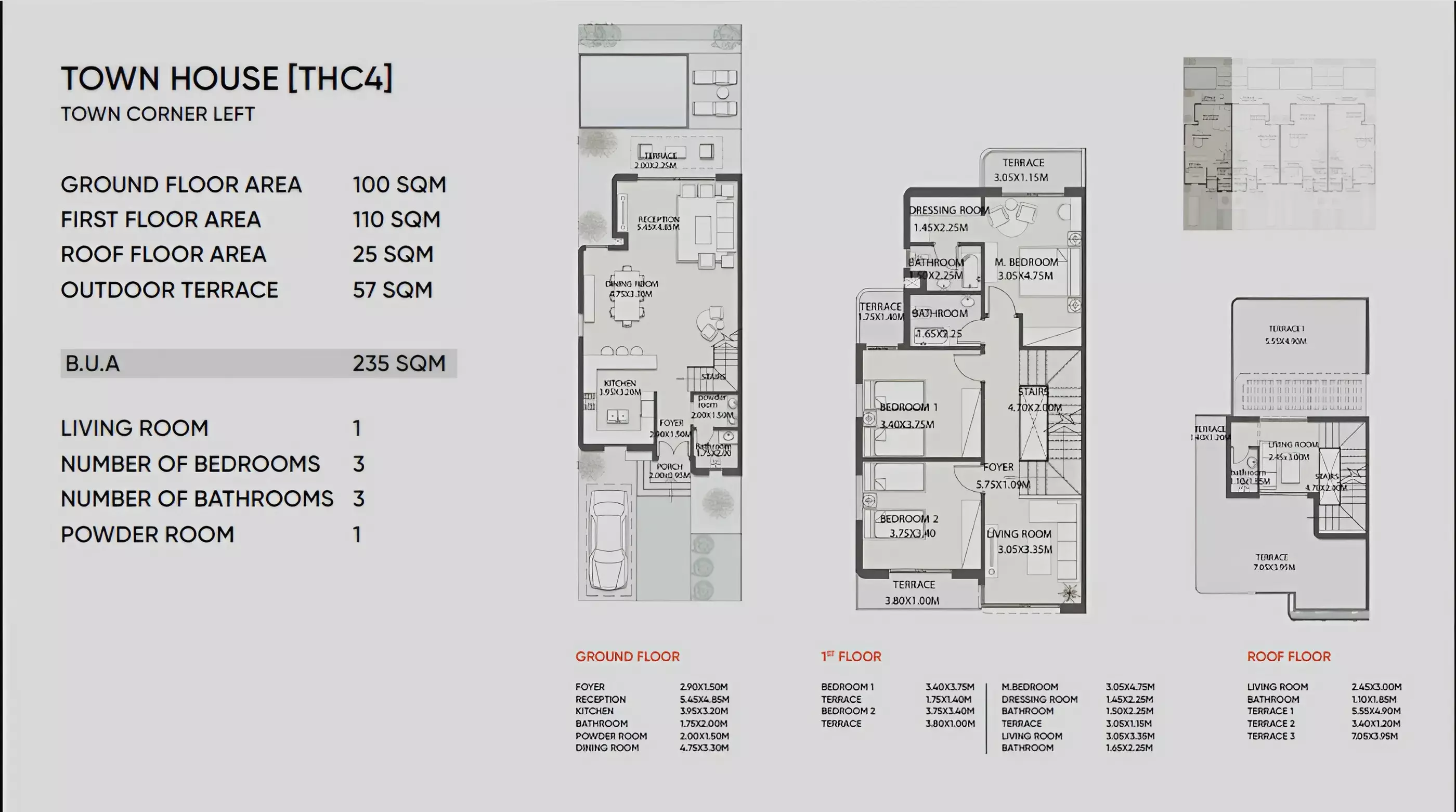 تاون هاوس · 3 غرف · 235–246 م² في كمبوند ليك ويست 4 الشيخ زايد 2026 Compound Lake West 4 Sheikh Zayed 2