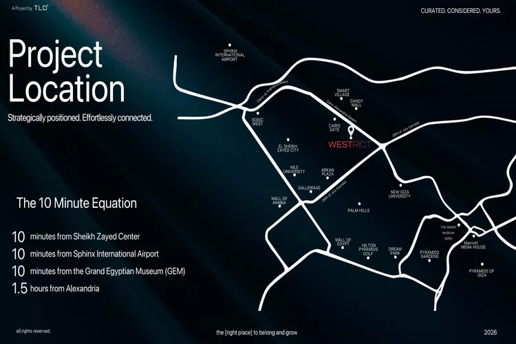 WESTRICT El Sheikh Zayed master plan