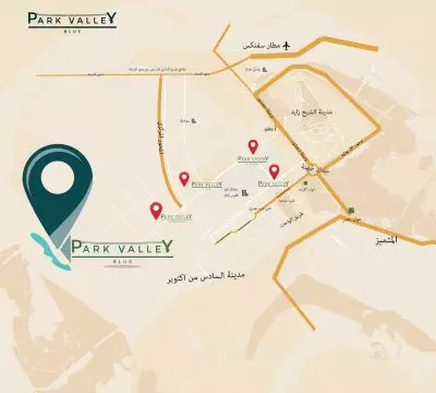 كمبوند بارك فالي بلو زايد master plan