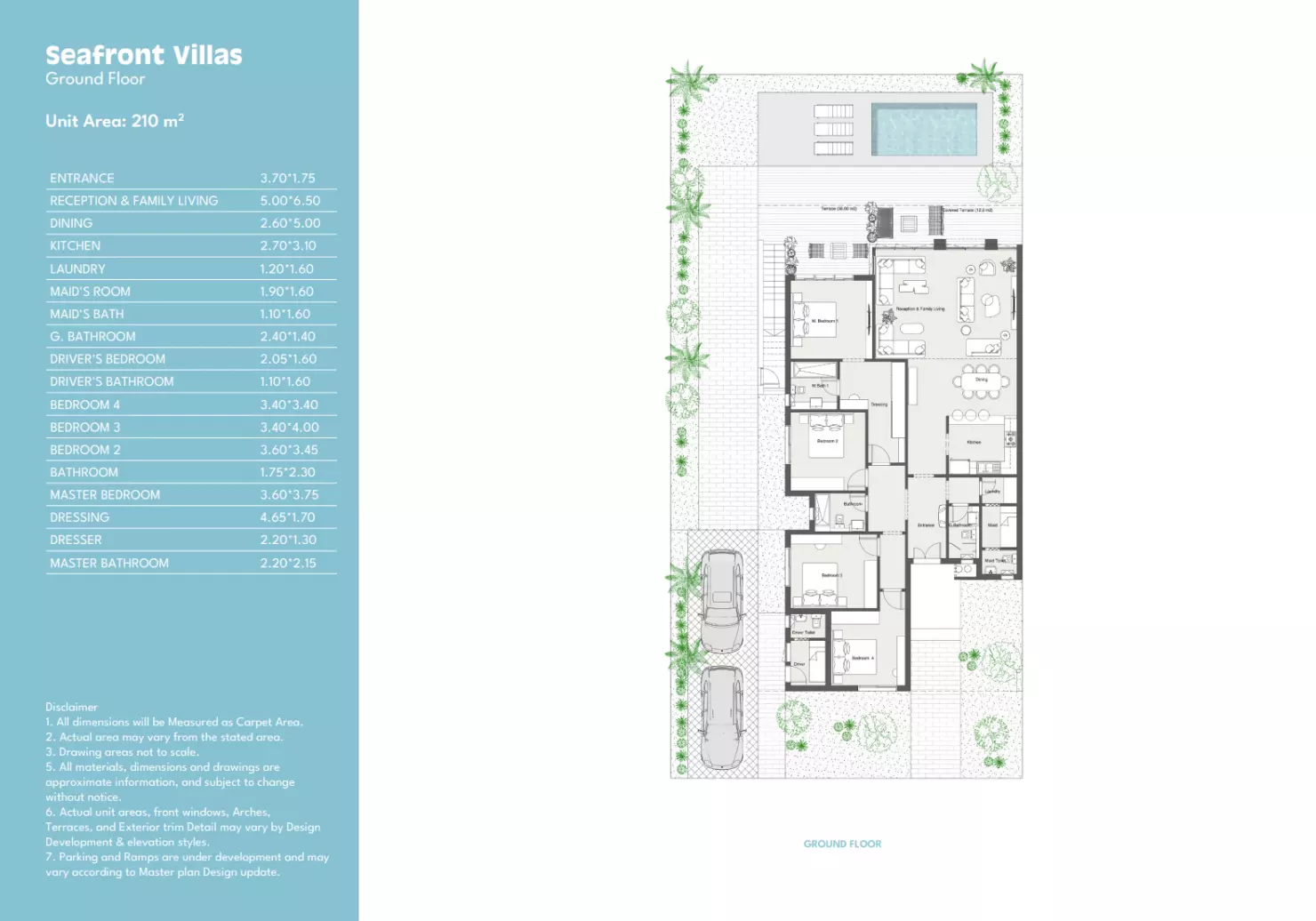 فيلا · 4 غرف · 210–245 م² في قرية سمر الساحل الشمالي 2026 Village Summer North Coast 3