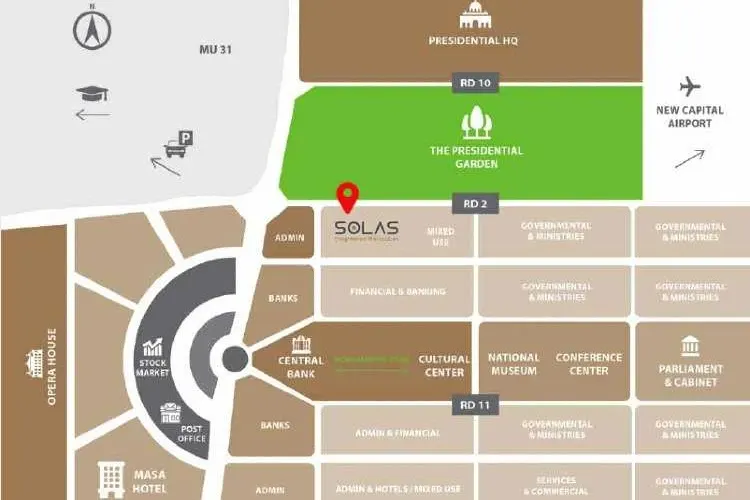 Solas New Capital master plan