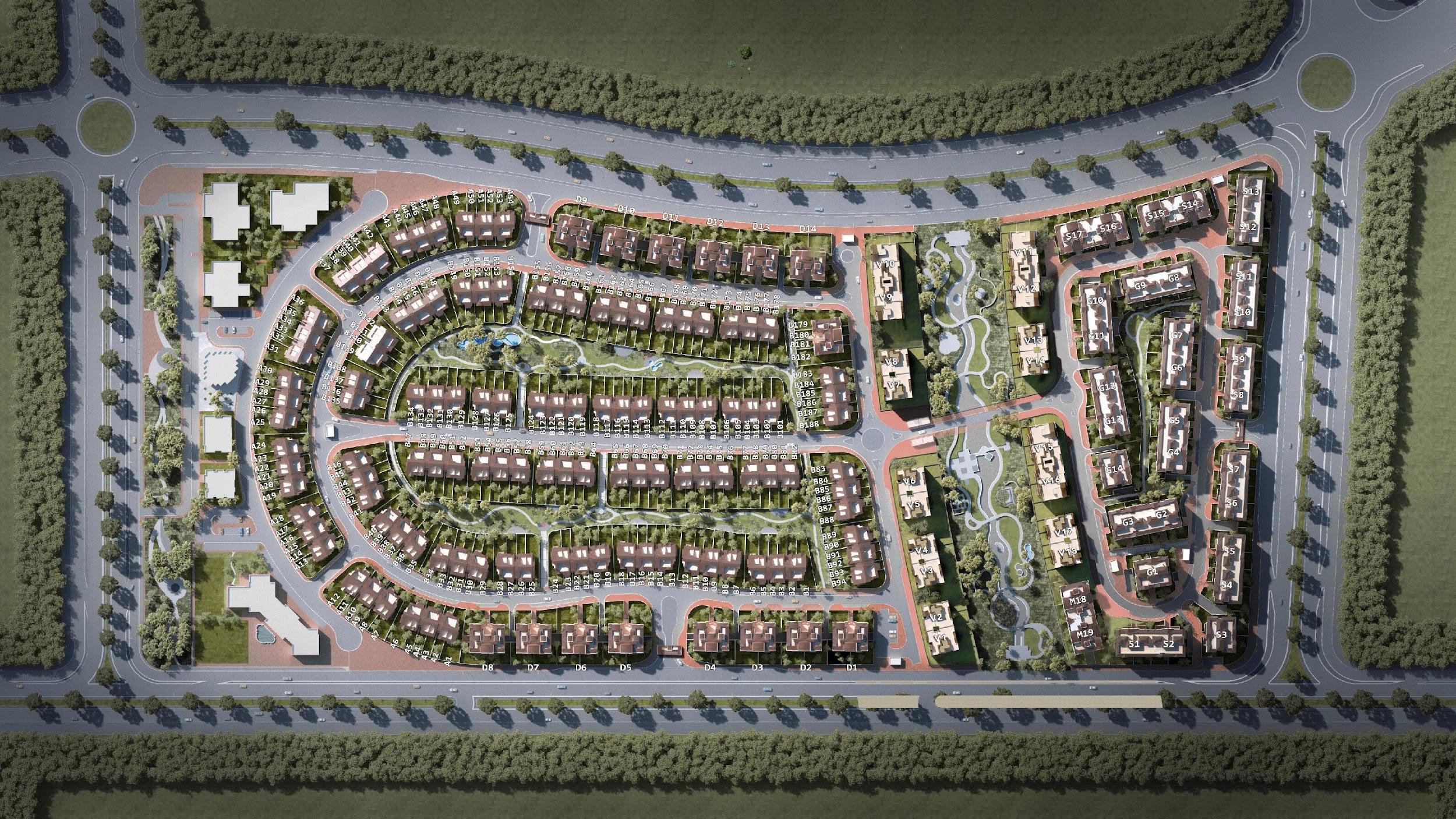جرين سكوير صبور مدينة المستقبل master plan