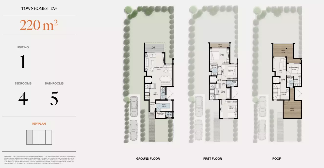 Townhouse · 4 Bedrooms · 220–240 m² in كمبوند اكاسا الما التجمع السادس 2026 Compound Acasa Alma New Cairo