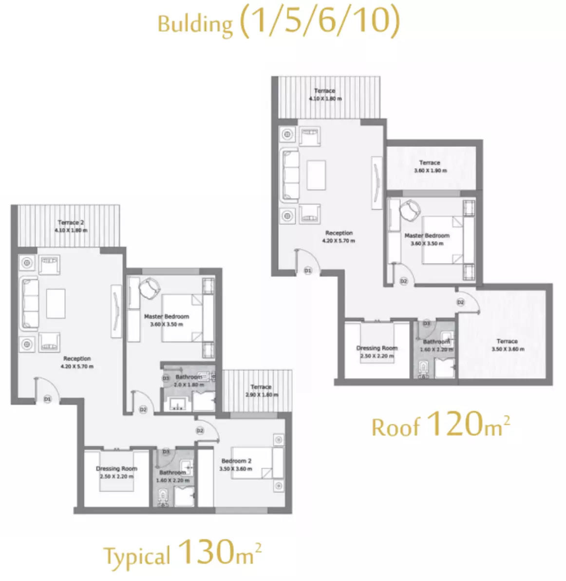 Duplex · 3 Bedrooms · 145–250 m² in Remal North Coast Village 2
