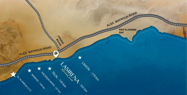 لاسيرينا الساحل الشمالي master plan