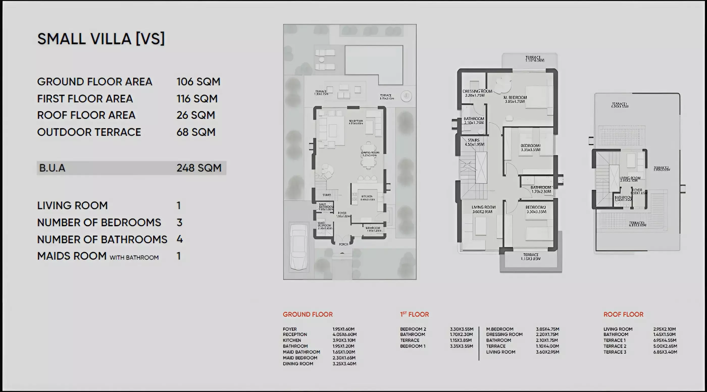 فيلا · 3 غرف · 248–304 م² في كمبوند ليك ويست 4 الشيخ زايد 2026 Compound Lake West 4 Sheikh Zayed