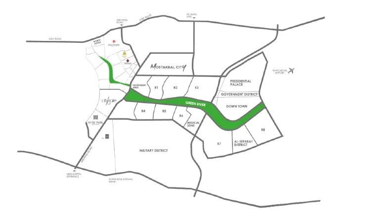 Mall Eden One New Capital master plan