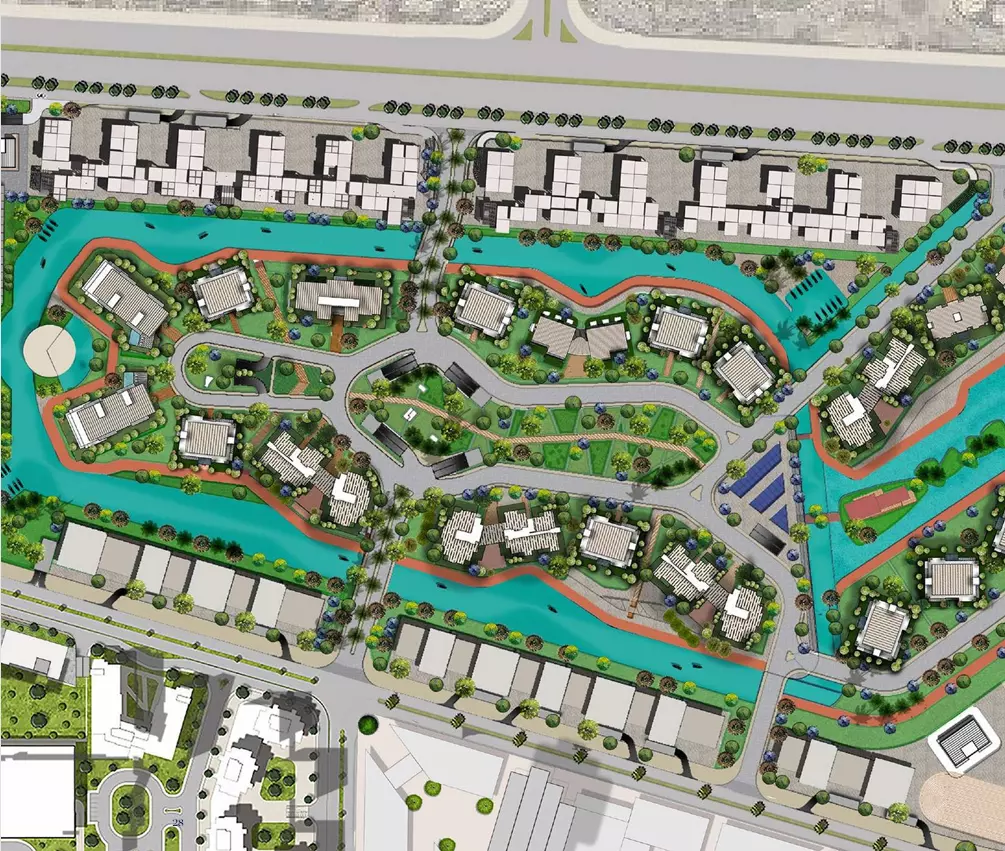 كانال ووك ريزيدنس master plan
