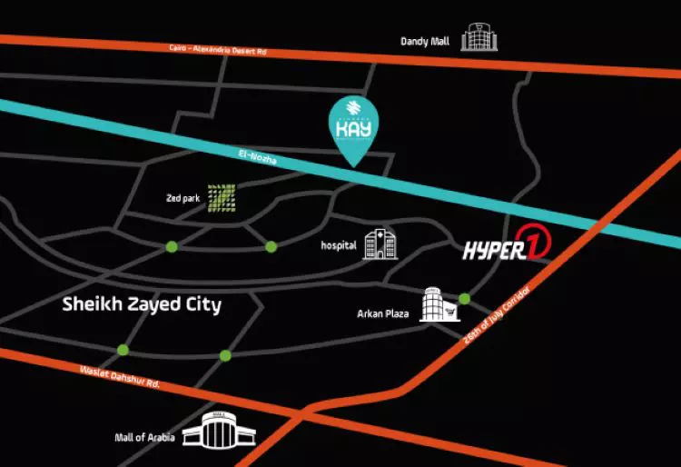 Compound Al Karma Kay Sheikh Zayed master plan