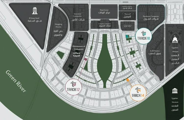 12 Mall Track 12 New Capital master plan