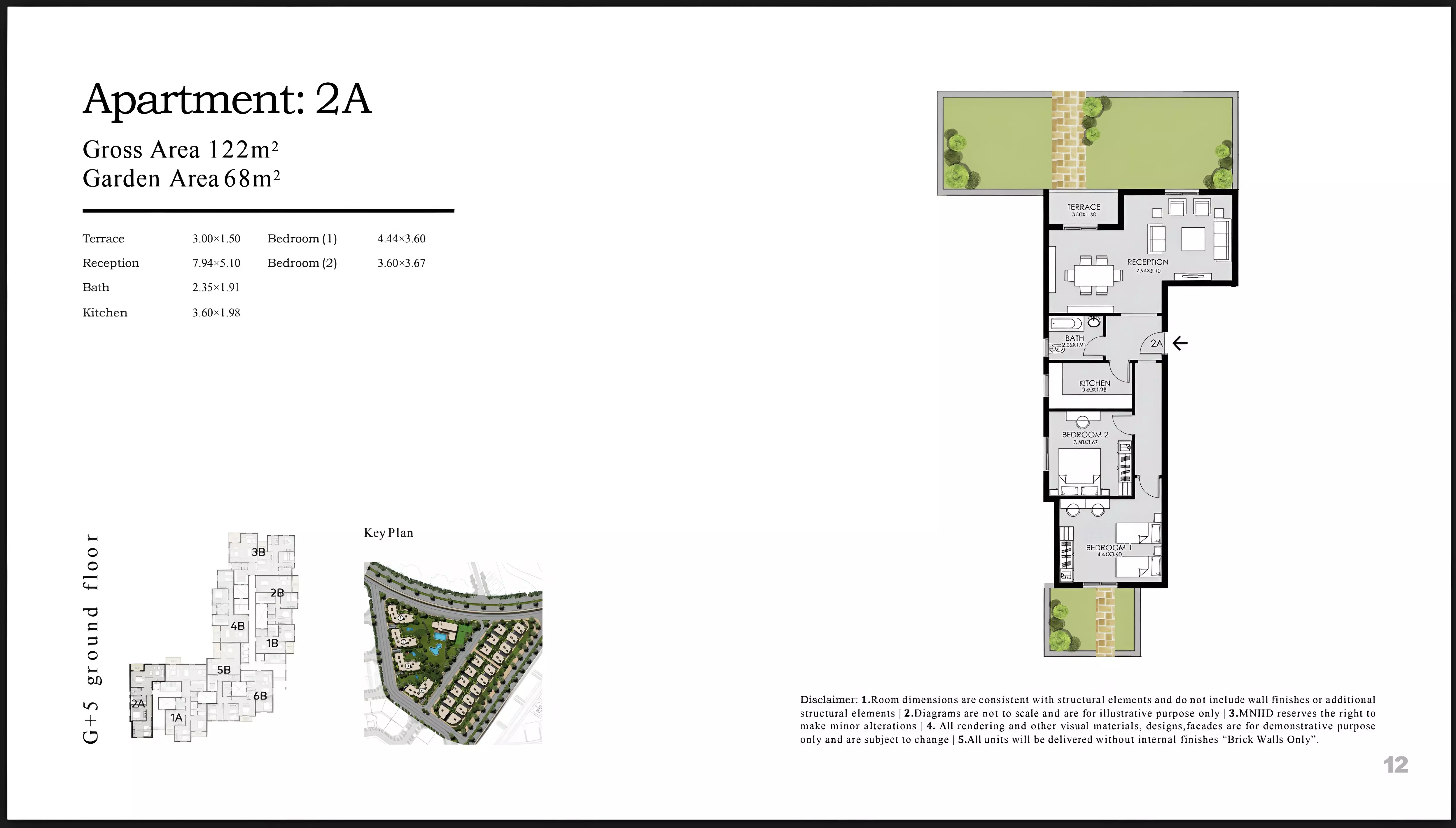 شقة · غرفتين · 116–122 م² في Taj City Compound by Madinet Masr Developments 2