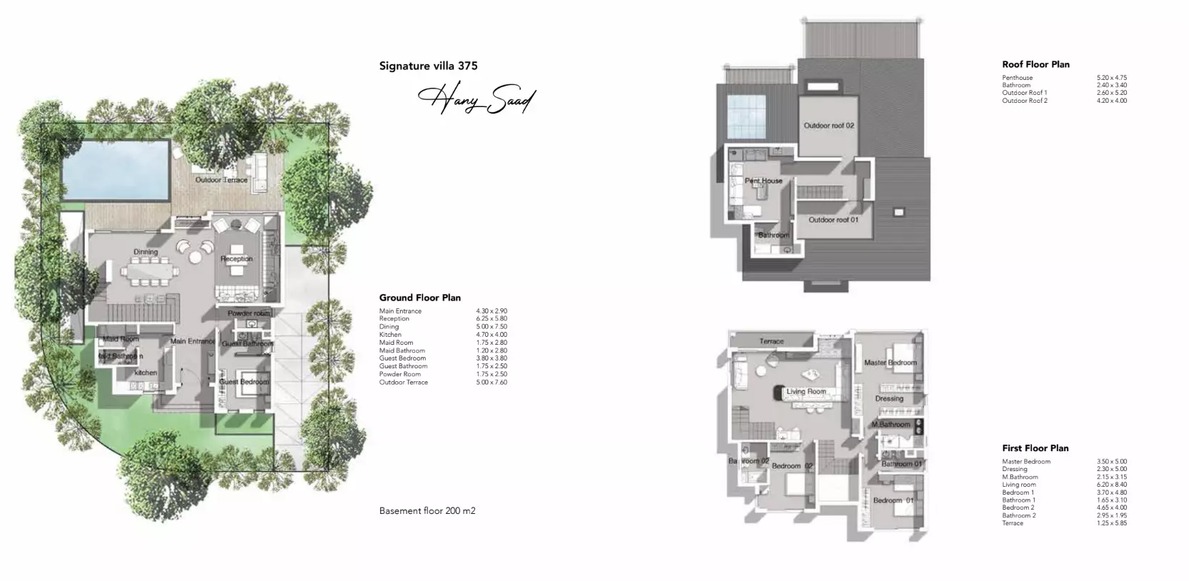 فيلا · 3 غرف · 185–375 م² في The MarQ Gardens New Cairo 4