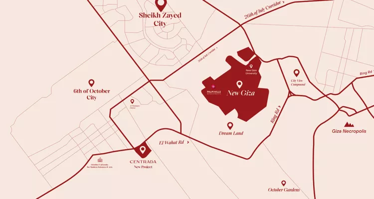 كمبوند كايت ريزيدنس اكتوبر master plan